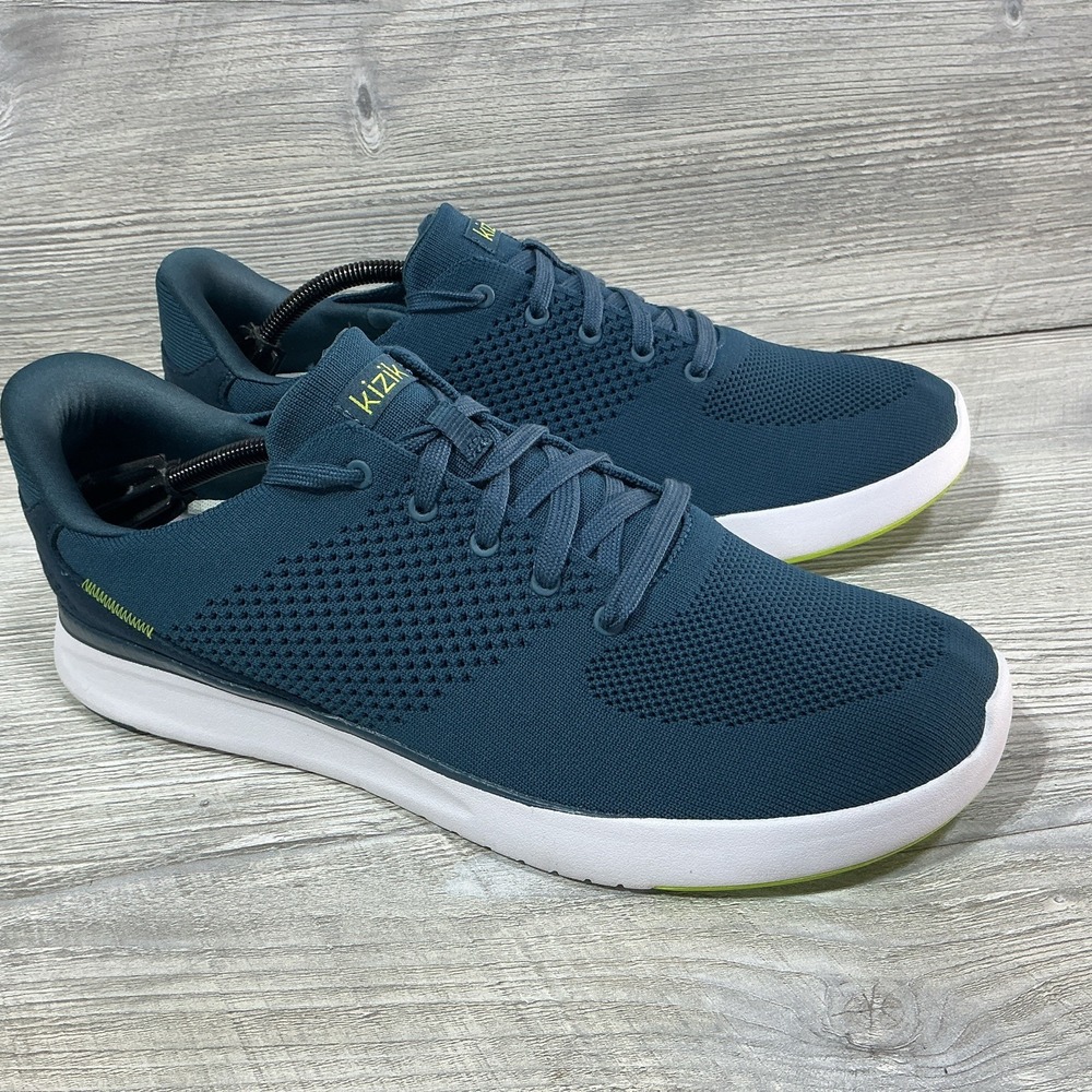 Kizik Lima Tidepool Shoes Mens Size 13 M Blue Mesh Low Top Walking Sneakers
